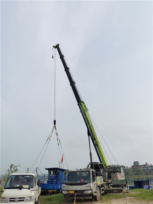 阿拉善盟桥梁建设吊装案例